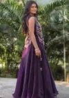 Pc 563 Vichitra Silk Embroidery Work Party Wear Indo Western Suppliers In India